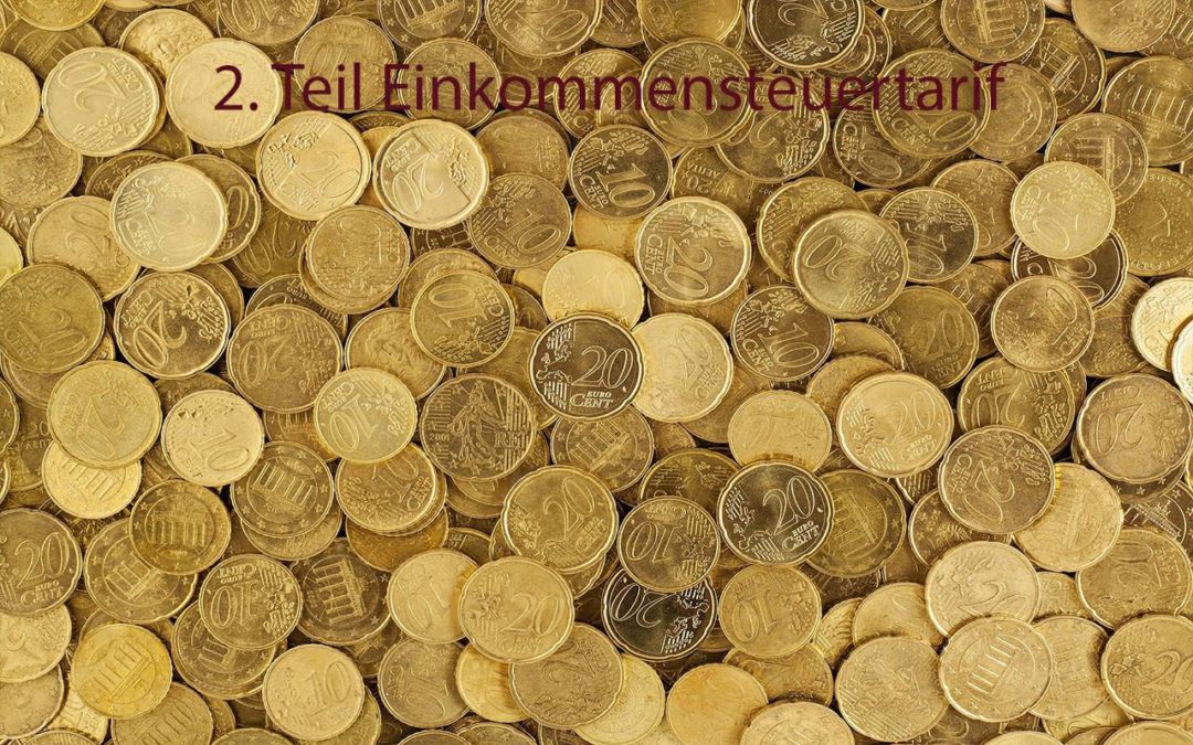 2. Der Einkommensteuertarif