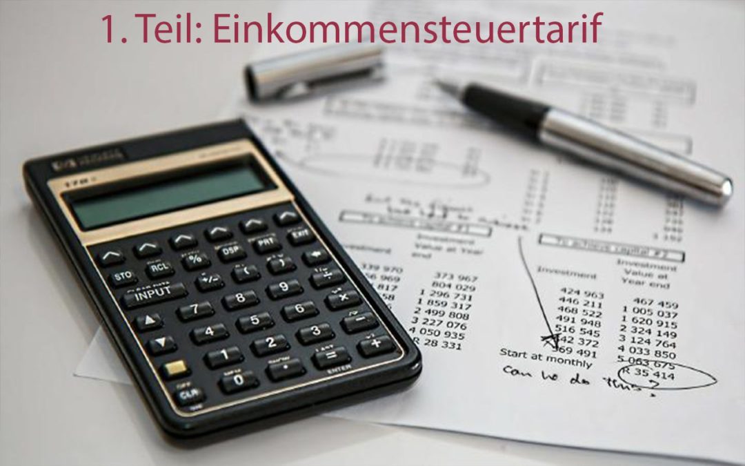 1. Der Einkommensteuertarif